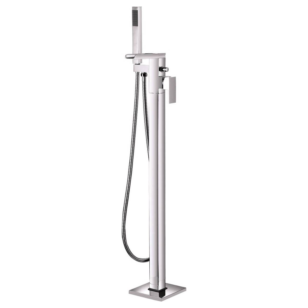 Eliseo Ricci Free Fall Floor Standing Bath Shower Mixer - Technical drawing