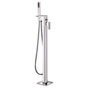 Eliseo Ricci Free Fall Floor Standing Bath Shower Mixer - Technical drawing