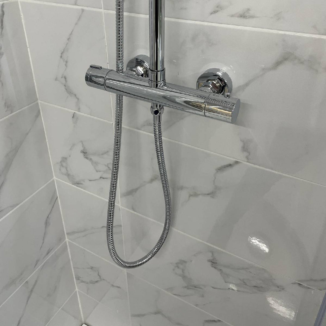 Eliseo Ricci Pro Round Thermostatic Rain Shower