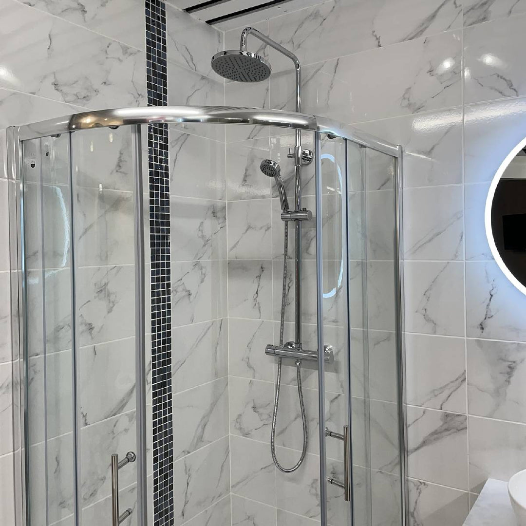Eliseo Ricci Pro Round Thermostatic Rain Shower