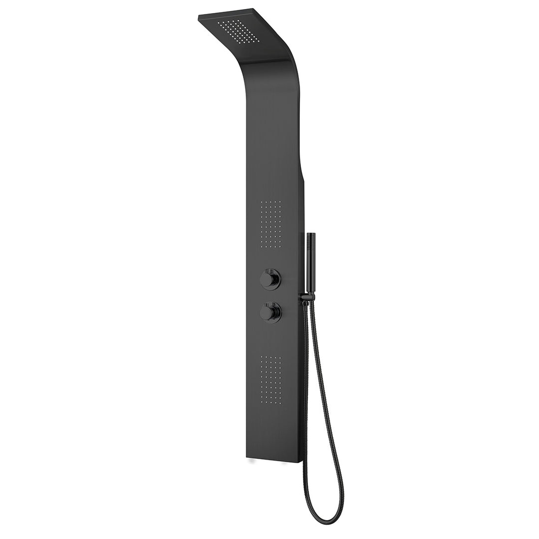 Eliseo Ricci Vesu Shower Tower - Gun Metal
