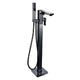 Eliseo Ricci Vesu Floor Standing Bath Shower Mixer - Black