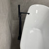 Eliseo Ricci Vesu Floor Standing Bath Shower Mixer - Black