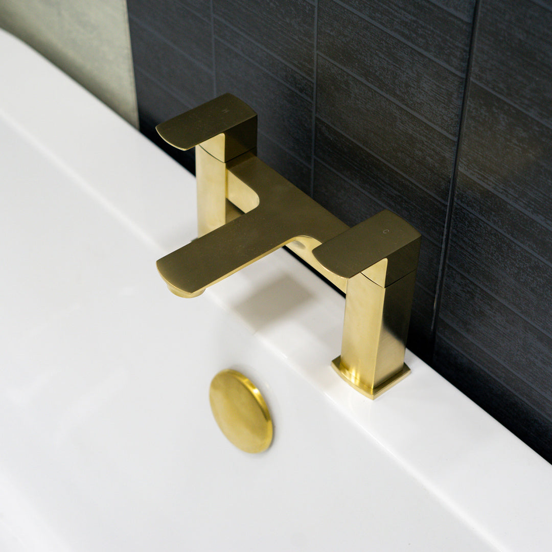 Eliseo Ricci Vesu Bath Filler - Brushed Brass