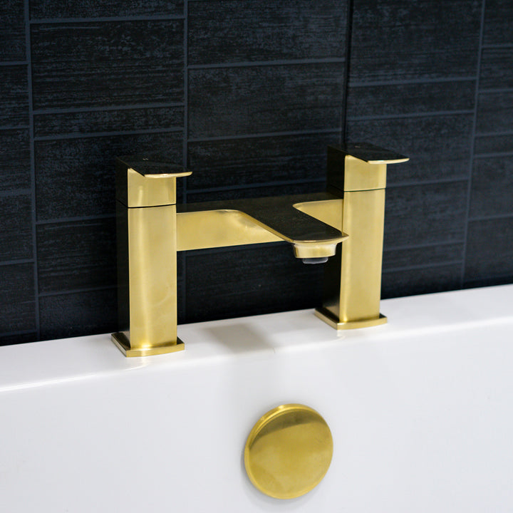 Eliseo Ricci Vesu Bath Filler - Brushed Brass