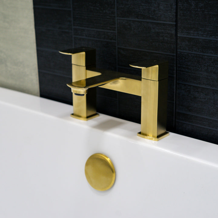 Eliseo Ricci Vesu Bath Filler - Brushed Brass