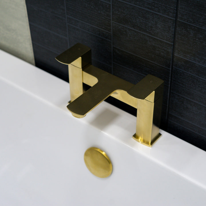 Eliseo Ricci Vesu Bath Filler - Brushed Brass