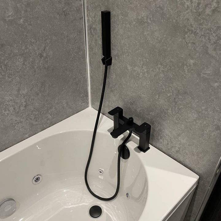 Vesu Bath Shower Mixer Tap - Black