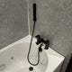 Vesu Bath Shower Mixer Tap - Black