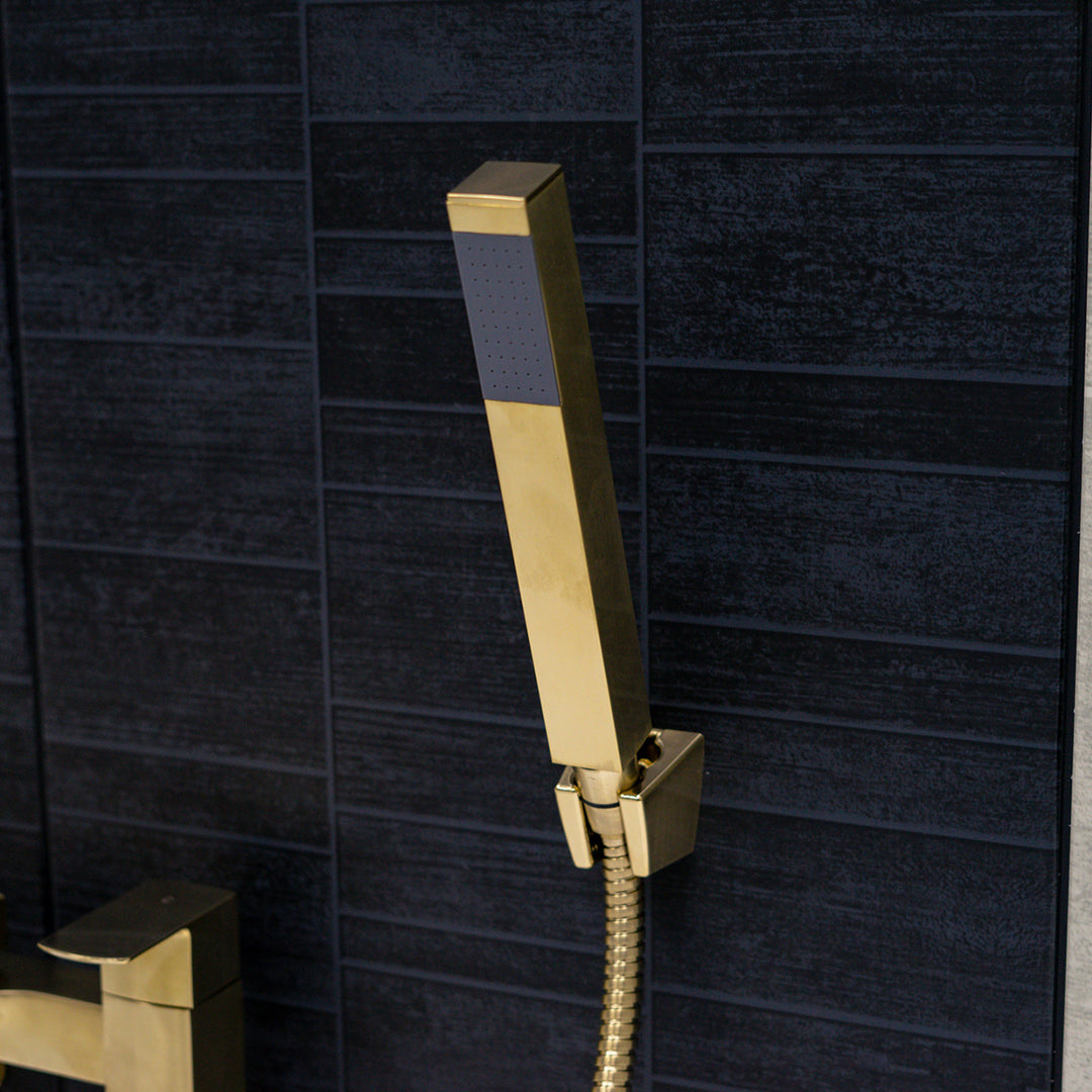 Eliseo Ricci Vesu Bath Shower Mixer - Brushed Brass