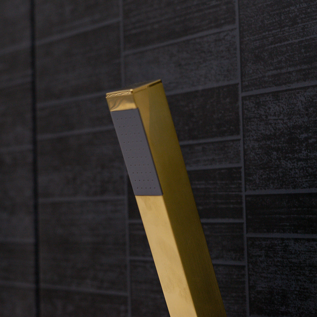 Eliseo Ricci Vesu Bath Shower Mixer - Brushed Brass