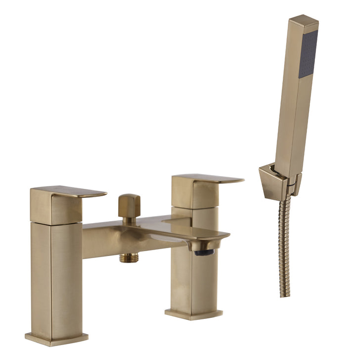 Eliseo Ricci Vesu Bath Shower Mixer - Brushed Brass