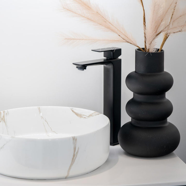 Eliseo Ricci Vesu Tall Basin Mixer - Black