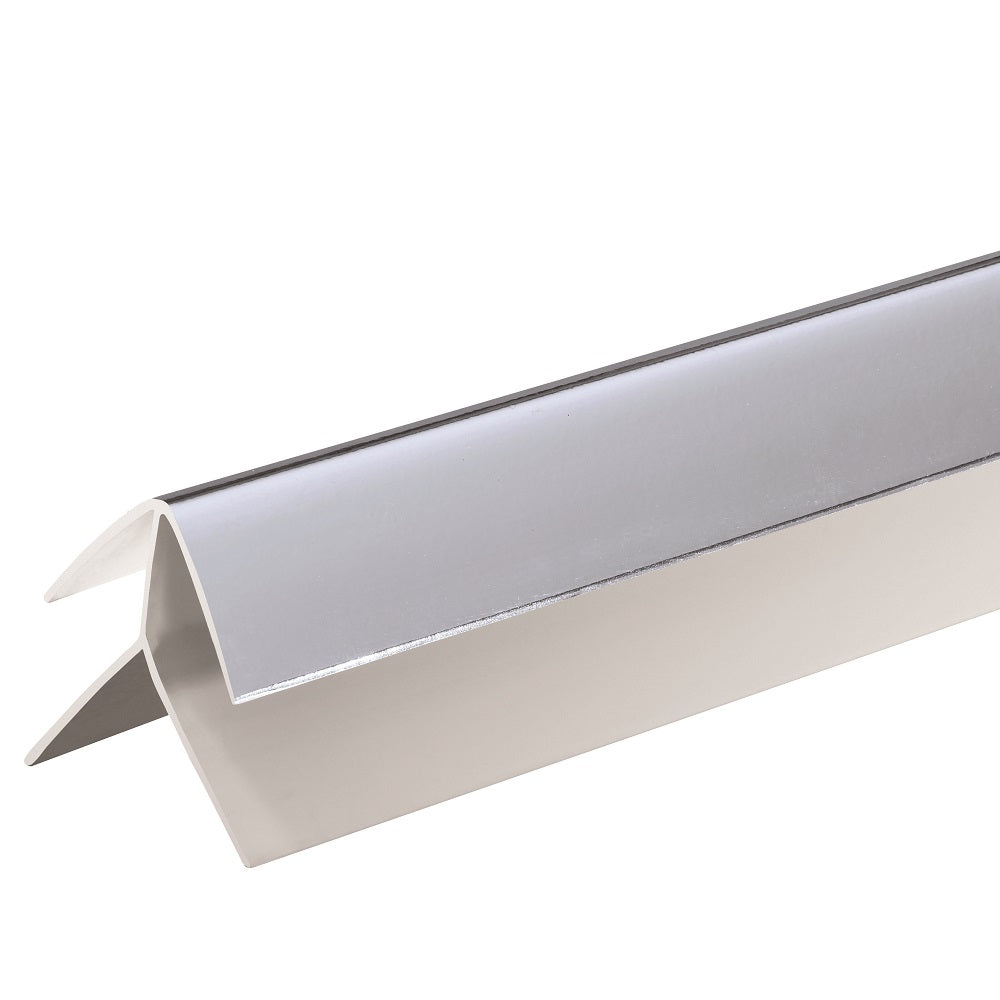 Lusso Panel 10mm External Silver - 2400mm