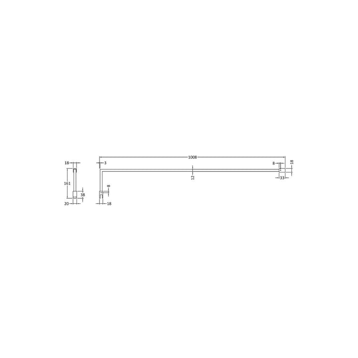 Nuie Additional Support Bar - Black