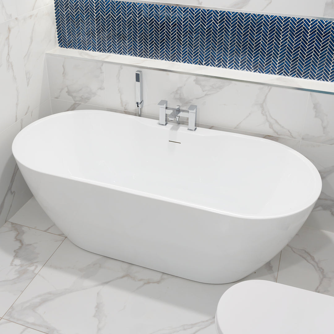 Viktor Benson Quito 1555mm Freestanding Double Ended Bath