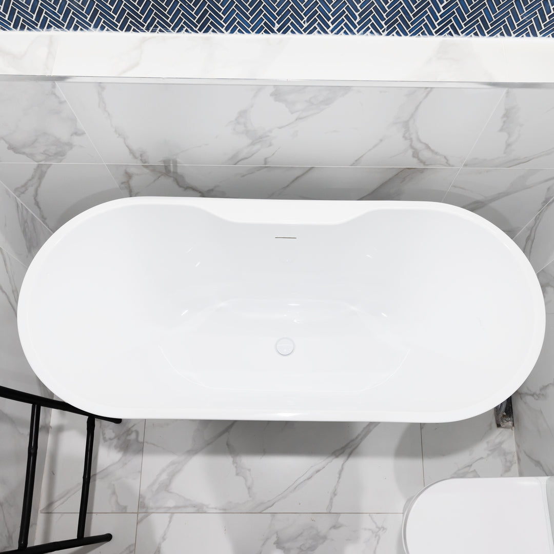 Viktor Benson Quito 1655mm Double Ended Freestanding Bath