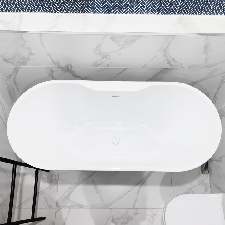 Quito 1655mm Freestanding Double Ended Bath and Tap Deal