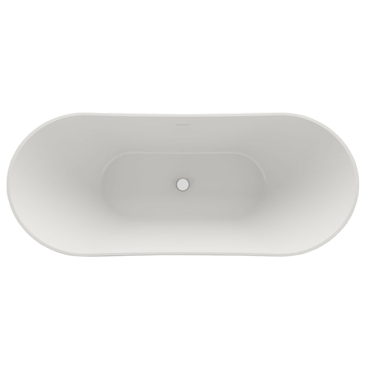 Viktor Benson Taha 1700 x 730mm Freestanding Bath - Matt White