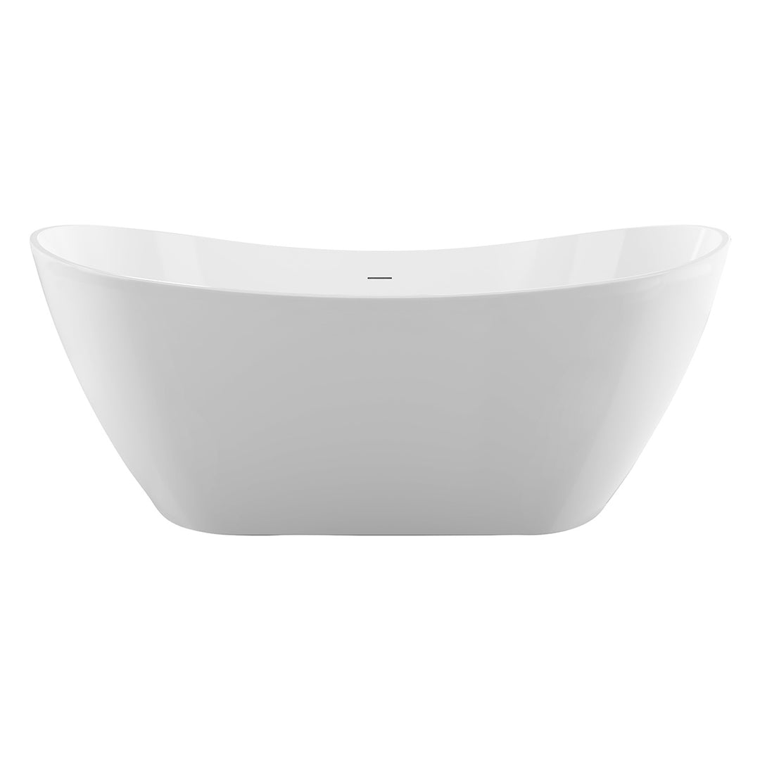 Viktor Benson Taha 1700 x 730mm Freestanding Bath - Matt White