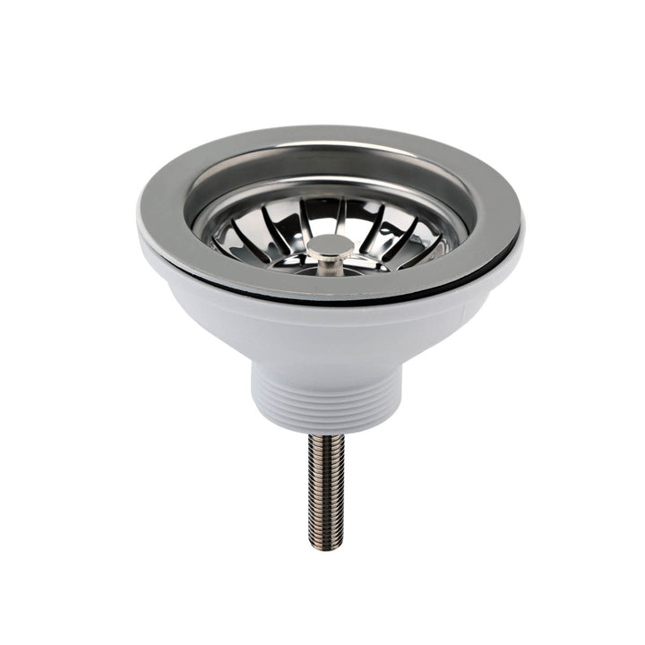 Nuie Strainer with Pull Out Basket - Brushed Nickel