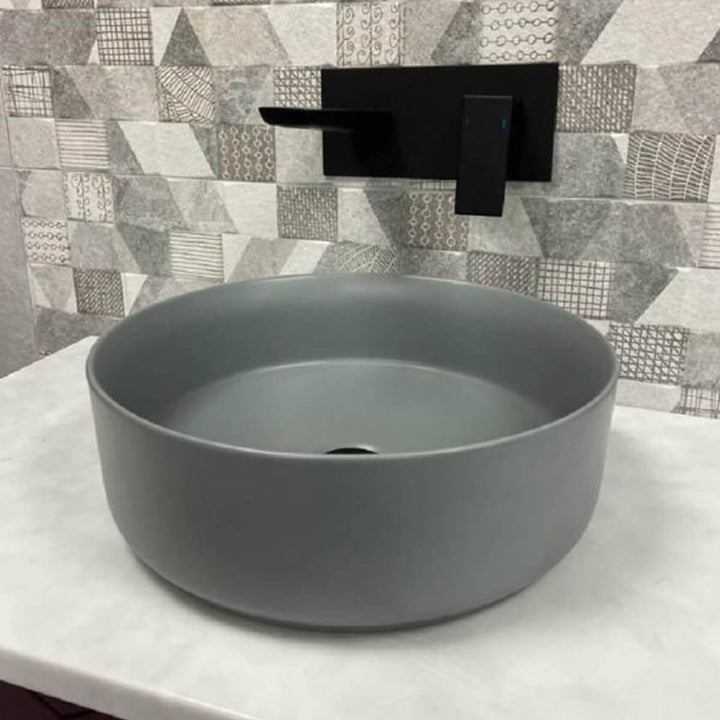 Objekt Ceramica Tahoe 360mm Counter Top Basin - Dark Grey