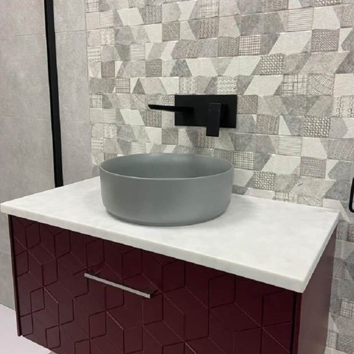 Objekt Ceramica Tahoe 360mm Counter Top Basin - Dark Grey