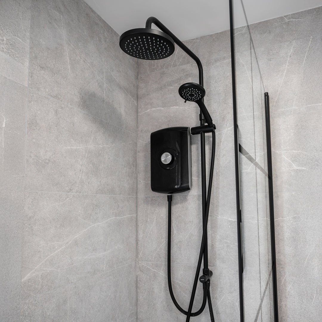 Triton Amore DuElec Electric Shower - Gloss Black