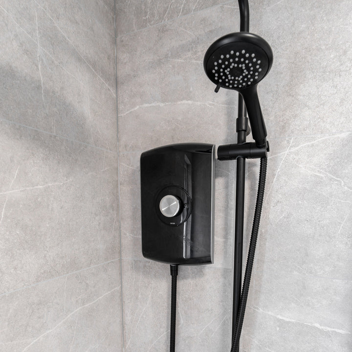 Triton Amore DuElec Electric Shower - Gloss Black