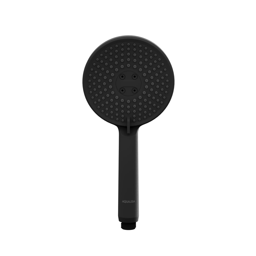 Aqualisa Smart Glo Digital Shower - Single Outlet with Riser Rail Concealed HP/Combi - Black