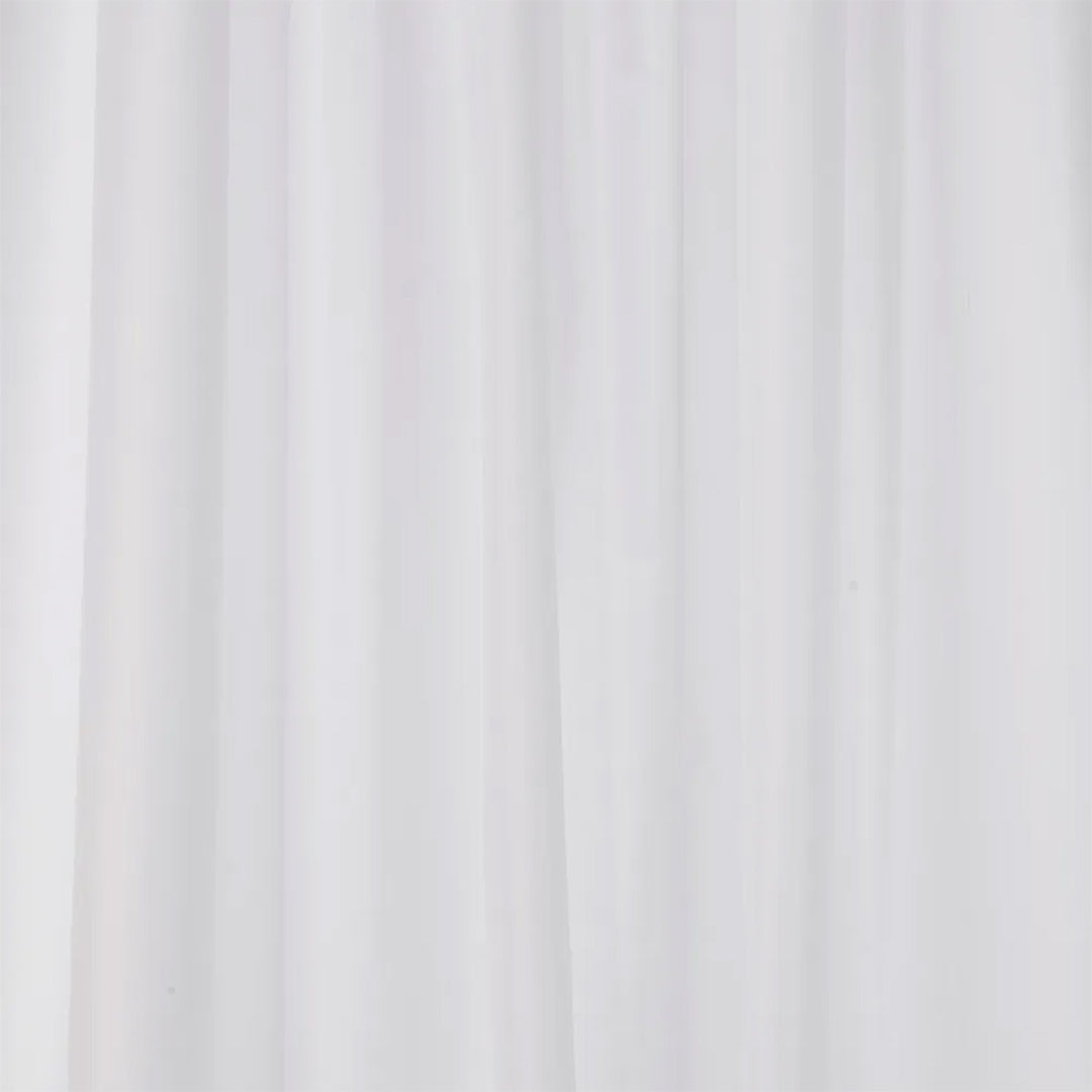 Croydex High Performance White Textile Shower Curtain 1800 x 1800 mm