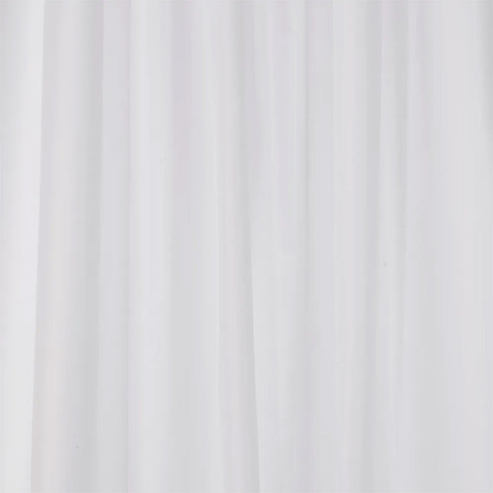 Croydex High Performance White Textile Shower Curtain 1800 x 1800 mm
