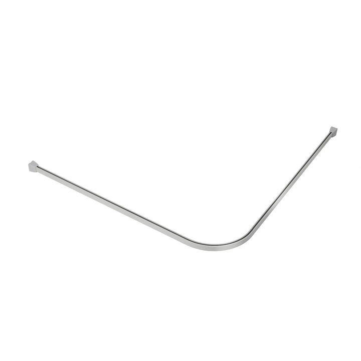 Croydex Profile 800 L-Shaped Rail 915x915 - White