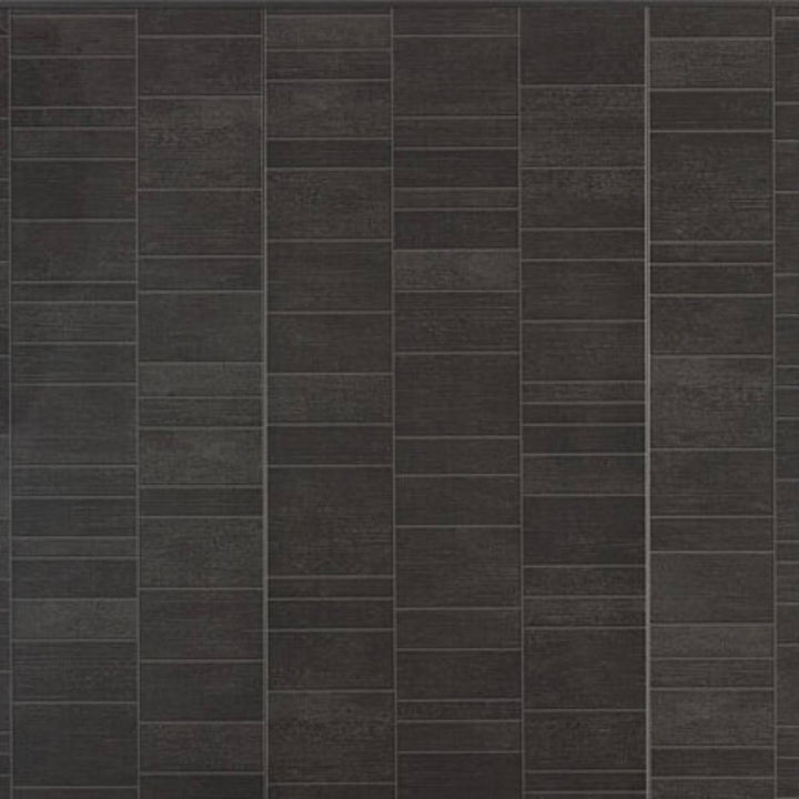 Grosfillex Element "Small Tile" Effect Pack of 3 Wall Panelling - Anthracite