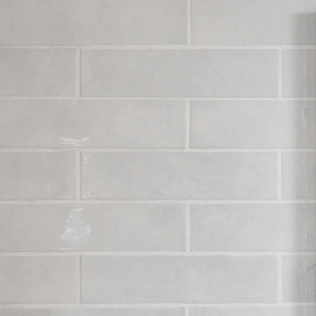 Gemstone Snow 7.5 x 30cm White Body Tile - 1sqm perbox