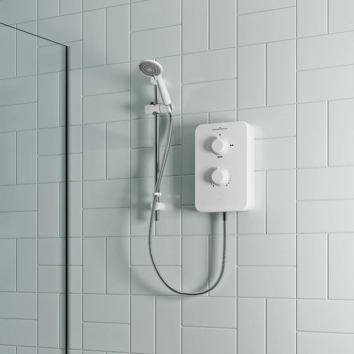 Aqualisa Gainsborough Slim Duo 10.5Kw - White