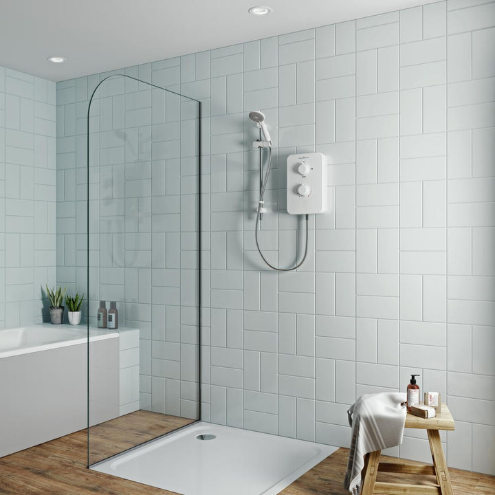 Aqualisa Gainsborough Slim Duo 10.5Kw - White