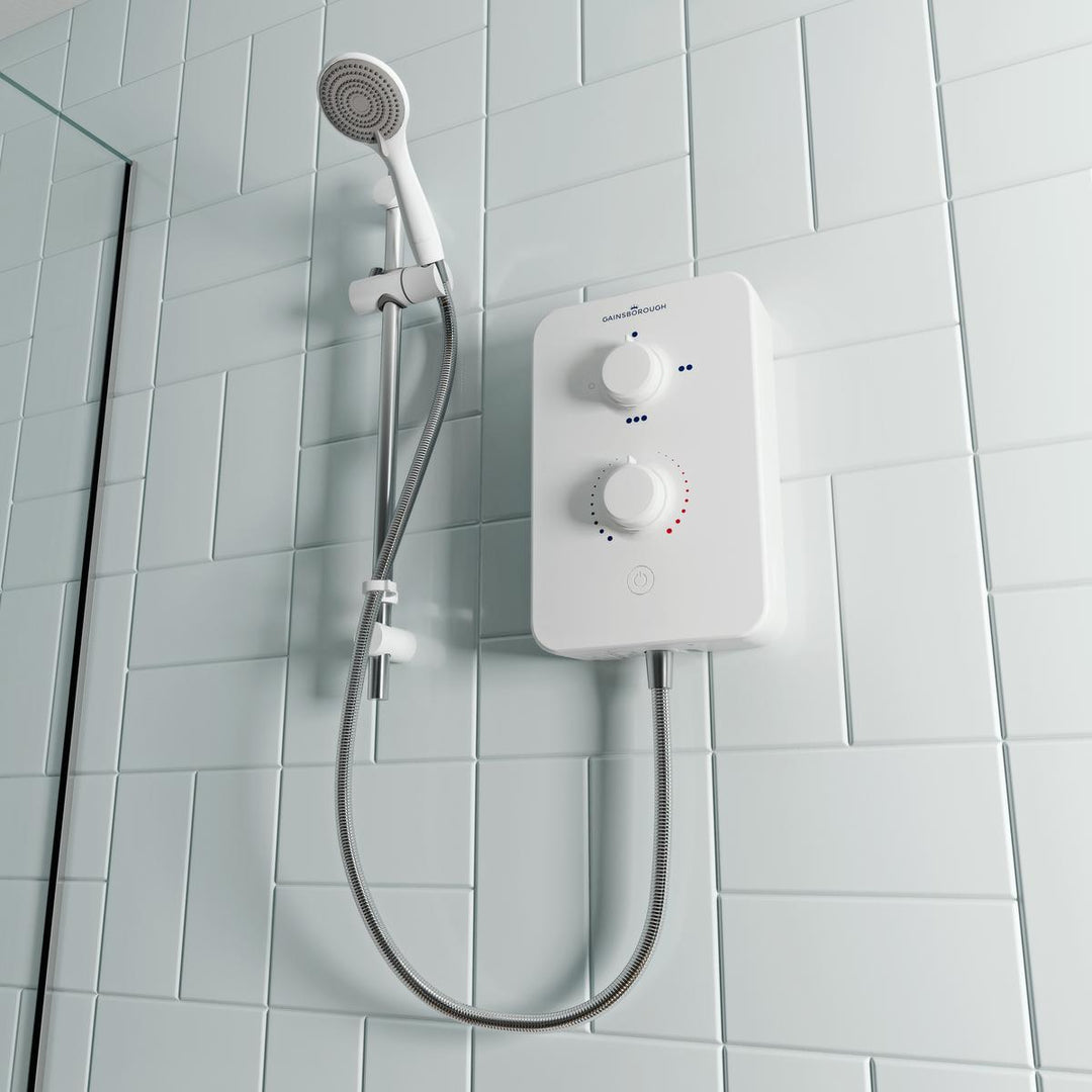 Aqualisa Gainsborough Slim Duo 8.5Kw - White