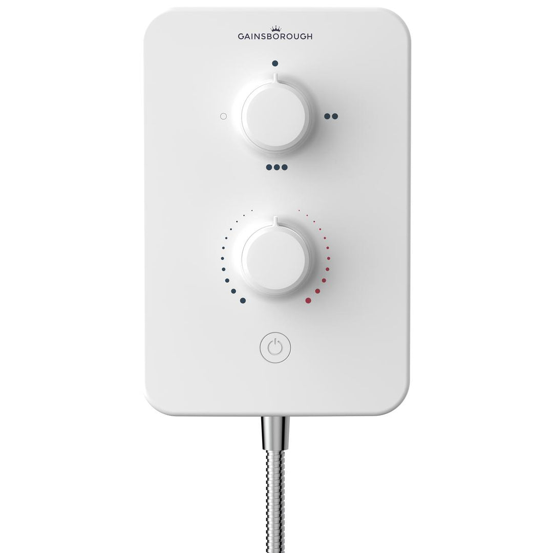 Aqualisa Gainsborough Slim Duo 8.5Kw - White