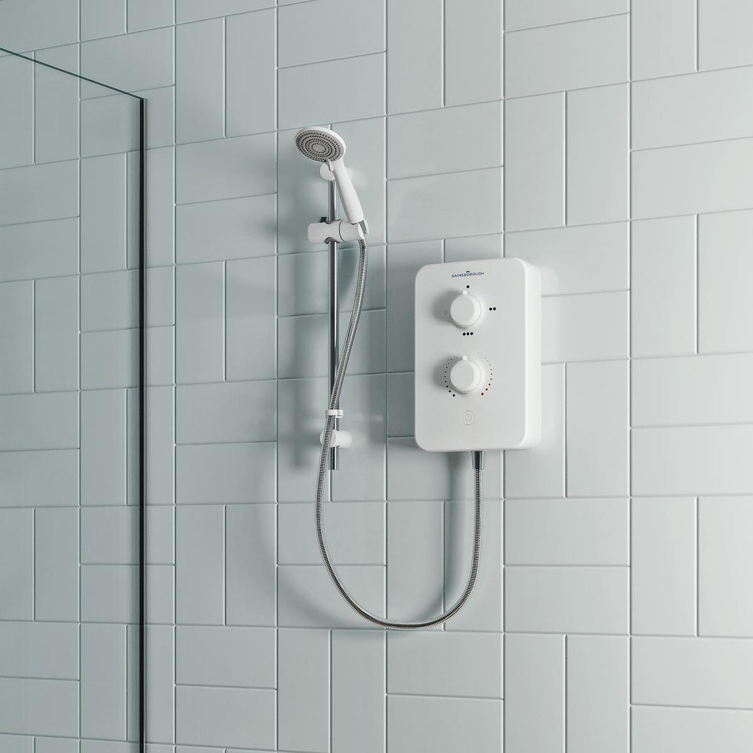 Aqualisa Gainsborough Slim Duo 8.5Kw - White