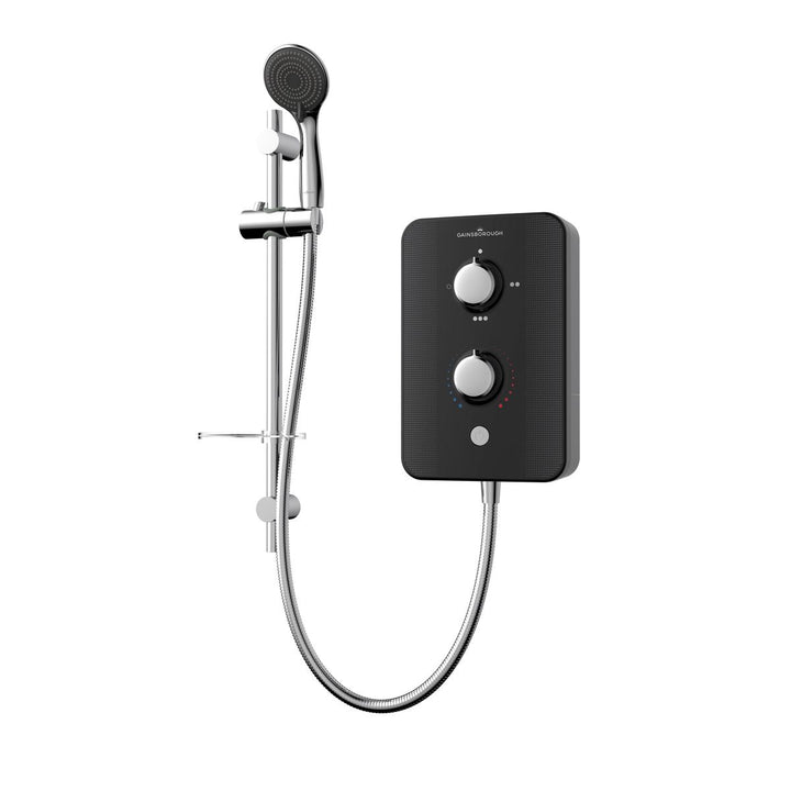 Aqualisa Gainsborough Slim Duo 9.5Kw - Piano Black