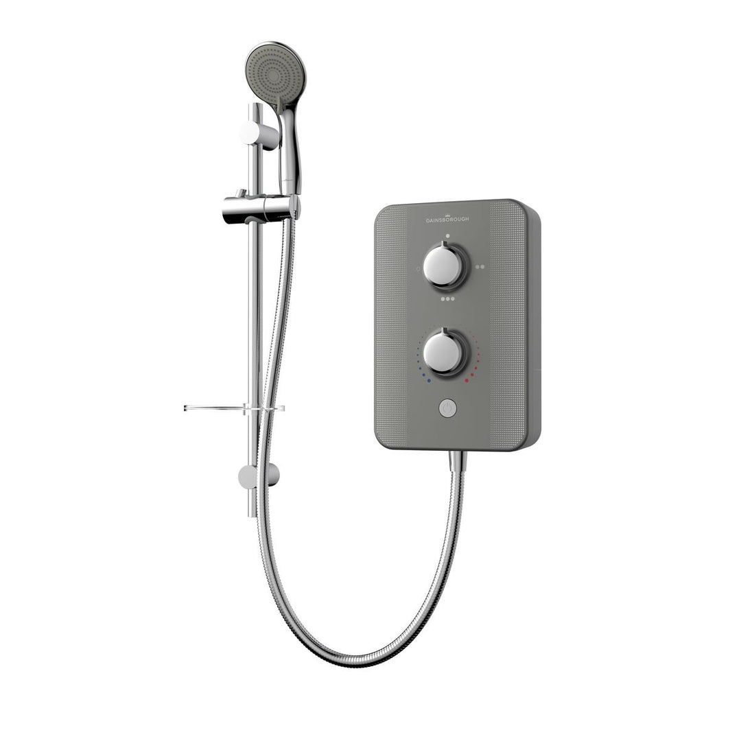 Aqualisa Gainsborough Slim Duo 8.5Kw - Titanium Grey