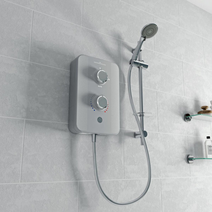 Aqualisa Gainsborough Slim Duo 8.5Kw - Titanium Grey