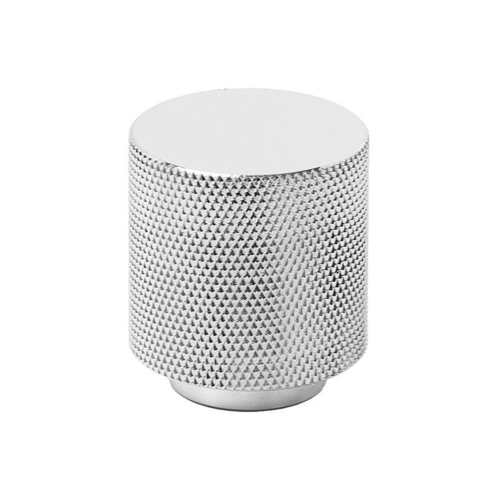 Nuie Indented Round Knob Handle - Chrome