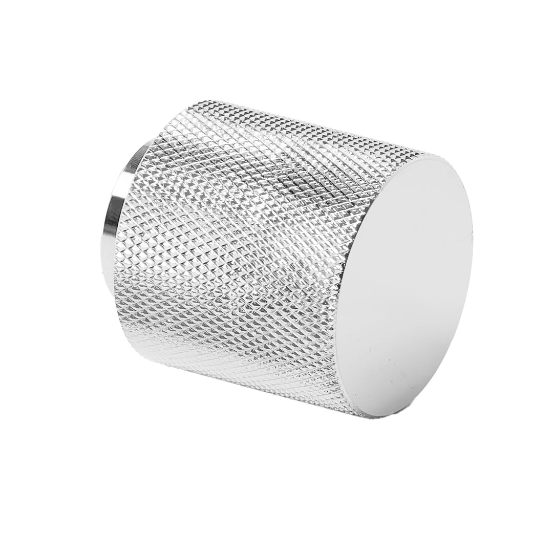 Nuie Indented Round Knob Handle - Chrome