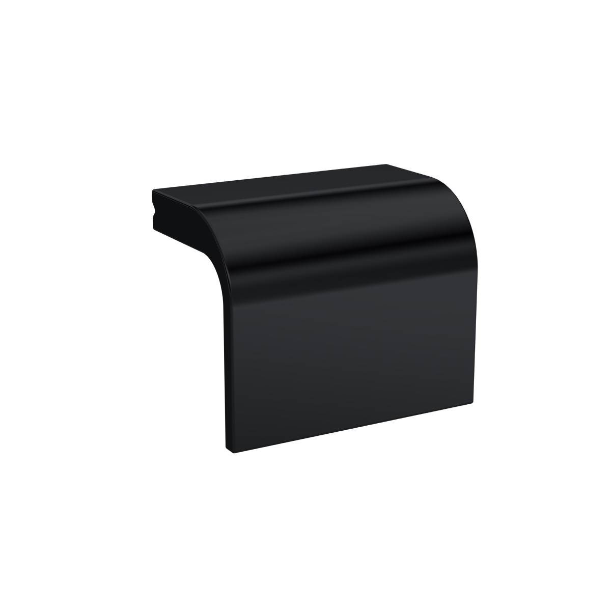 Nuie Square Drop Handle - Brushed Brass - Technical drawing