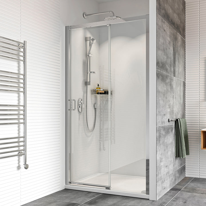 Roman Haven8 1200mm Level Access Sliding Shower Door - Left Hand