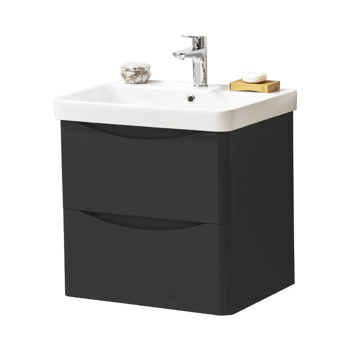 Happi 600mm Bathroom Bundle - Matt Anthracite