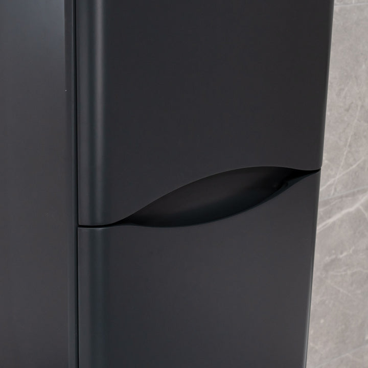 Happi Wall Hung Tall Storage Unit - Matt Anthracite