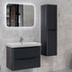 Happi Wall Hung Tall Storage Unit - Matt Anthracite